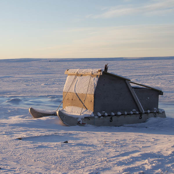Traineau inuit