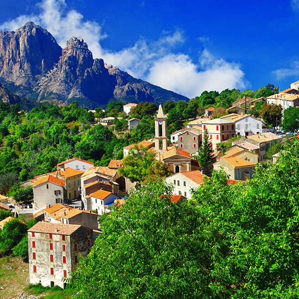 Evisa, village de montagne Corse